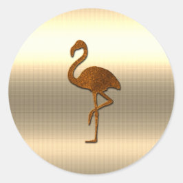 Gold Feestdagen Vibe Ronde Sticker