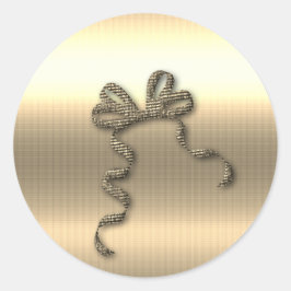 Gold Feestdagen Vibe Ronde Sticker