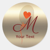 Gold Feestdagen Vibe Ronde Sticker (Voorkant)