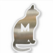 Gold Feestdagen Vibe Sticker (Voorkant)