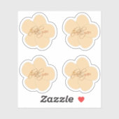 Gold Feestdagen Vibe Sticker (Vel)