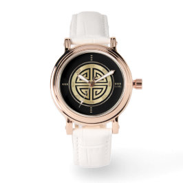 Gold Feng Shui Luxe Symbool Horloge