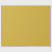 Gold Festive Christmas Solid Color  Cadeaupapier (Vlak)