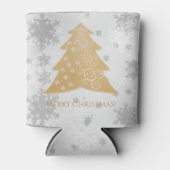 Gold Festive-kerstboomkoeler Blikjeskoeler (Voorkant)