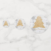 Gold Festive-kerstboomtafel-Confetti Confetti (Voorkanten)