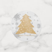 Gold Festive-kerstboomtafel-Confetti Confetti (Kleine voorkant)