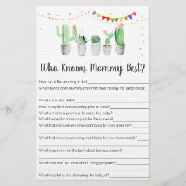 Gold Fiesta Cactus die mama het beste spel kent