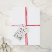 Gold Fiesta Cactus Muchas Gracias Baby shower Cadeaulabel (Met Touw)