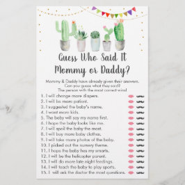 Gold Fiesta Cactus raad wie zei dat het een spelle