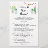 Gold Fiesta Cactus wat er in je telefoonspel zit (Voorkant)