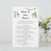 Gold Fiesta Cactus wat er in je telefoonspel zit (Staand voorkant)