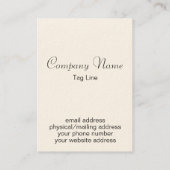 Gold Filigree Elegant Visitekaartjes (Achterkant)