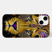 Gold Filigree Lion Case-Mate iPhone Case (Achterkant (horizontaal))