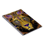 Gold Filigree Lion Notitieboek (Rechterzijde)