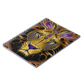 Gold Filigree Lion Notitieboek (Linkerzijde)