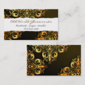 Gold Filigree Visitekaartje (Voorkant / Achterkant)