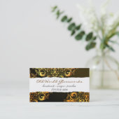 Gold Filigree Visitekaartje (Staand voorkant)