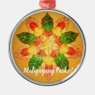 Gold Filipino Parol Style, Filipijnen Metalen Ornament