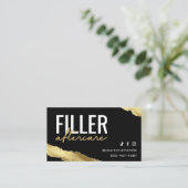 Gold Filler Instruction Natercare Card Visitekaartje (Staand voorkant)