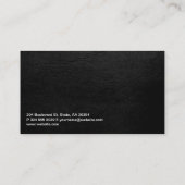 Gold Finance-pictogram | Golden Candlestick Graph Visitekaartje (Achterkant)