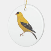 Gold Finch Keramisch Ornament (Links)