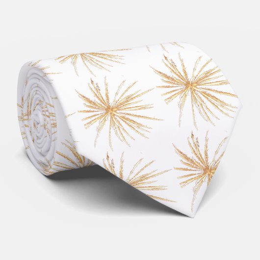 Gold Fireworks-Stropdas Stropdas (Opgerold)