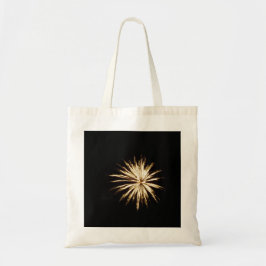 Gold Fireworks Tote Bag