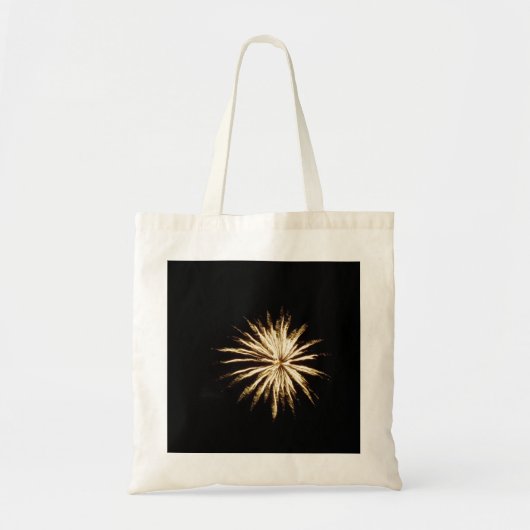 Gold Fireworks Tote Bag (Voorkant)