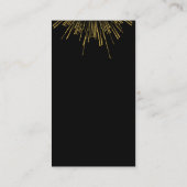 Gold Fireworks Visitekaartje (Achterkant)