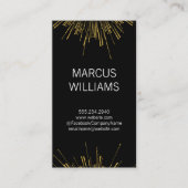 Gold Fireworks Visitekaartje (Voorkant)