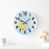 Gold Fish Bowl-klok Grote Klok (Huis)