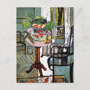 Gold Fish Bowl, onder het raam, Briefkaart