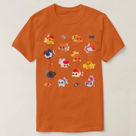 Gold Fish Clipart T-shirt (Design voorkant)