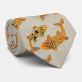 Gold Fish Pond Stropdas (Opgerold)