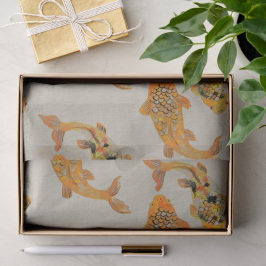 Gold Fish Pond Tissuepapier (Geschenk)