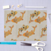 Gold Fish Pond Tissuepapier (Craft)
