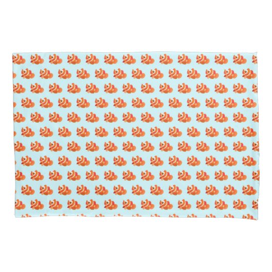 Gold Fishing Pillow Hoesje - Aangepaste kleuren Kussensloop (Voorkant)