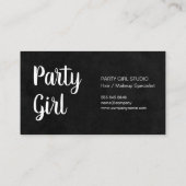 Gold Flake Pattern Salon Visitekaartje (Achterkant)