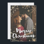 Gold Flakes kerst Feestdagenkaart<br><div class="desc">Fotografie met dank aan Othello Silla: www.othellosilla.com</div>