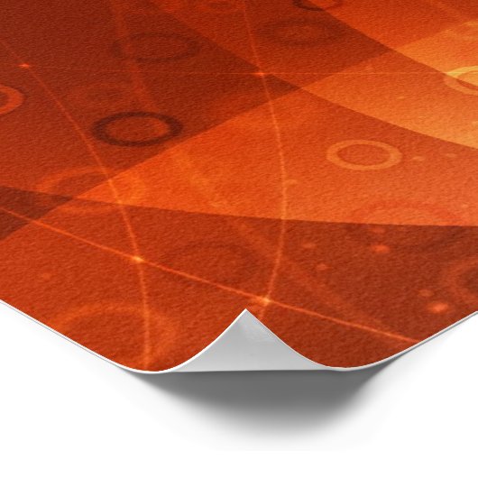 Gold Flame Poster (Hoek)