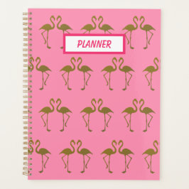 Gold Flamingo Planner