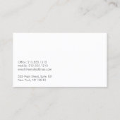 Gold Flatware Logo voor evenementenplanner, cateri Visitekaartje (Achterkant)