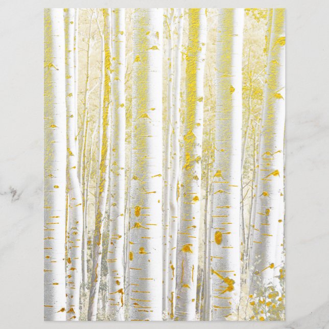 Gold Flecked Birch-scrapbook (Voorkant)