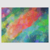 Gold Flecked Scarlet, Turquoise en Bright Green Tissuepapier (Voorkant)