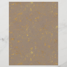 Gold Flecked Scrapbook Paper