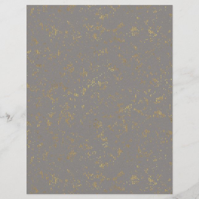 Gold Flecked Scrapbook Paper (Voorkant)