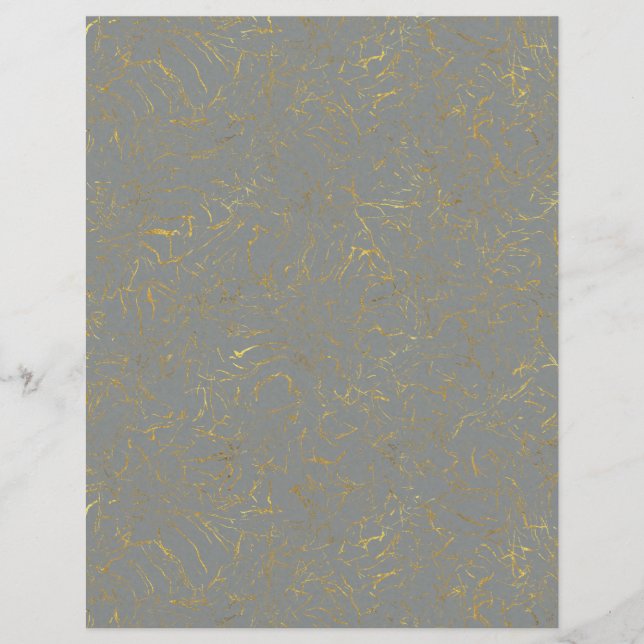 Gold Flecked Scrapbook Paper (Voorkant)