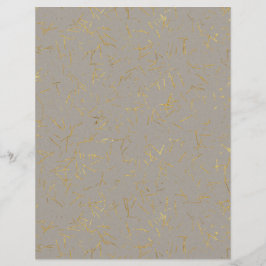 Gold Flecked Scrapbook Paper
