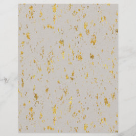 Gold Flecked Scrapbook Paper