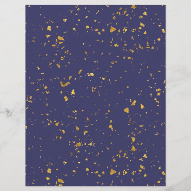 Gold Flecked Scrapbook Paper (Voorkant)
